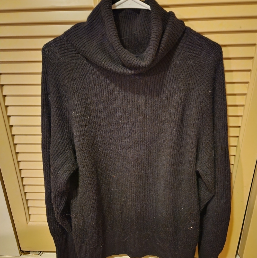 Alpaca Wool Turtle Neck Sweater